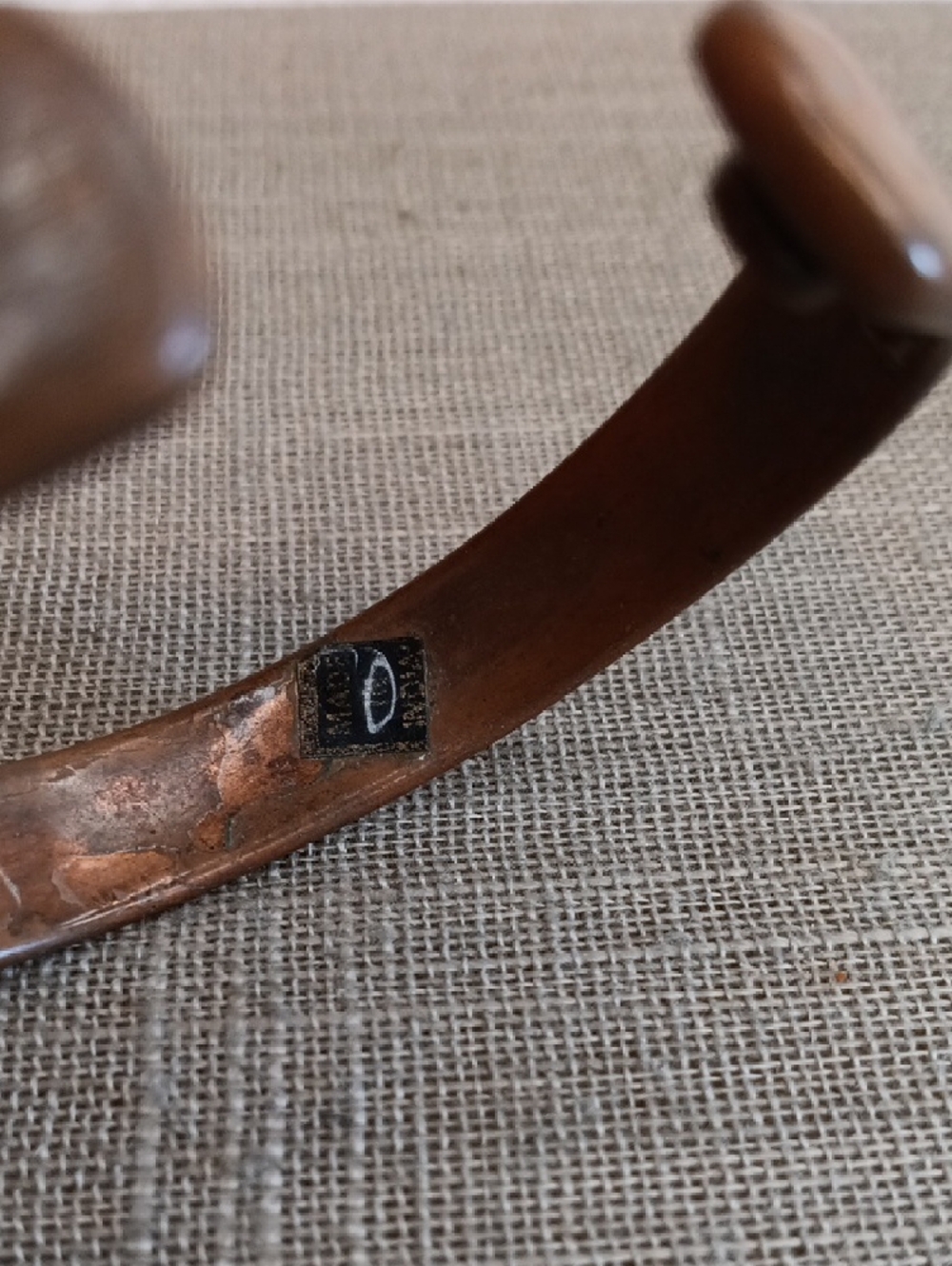 Vintage Copper Metal Cuff Bracelet India - Picture 3 of 6